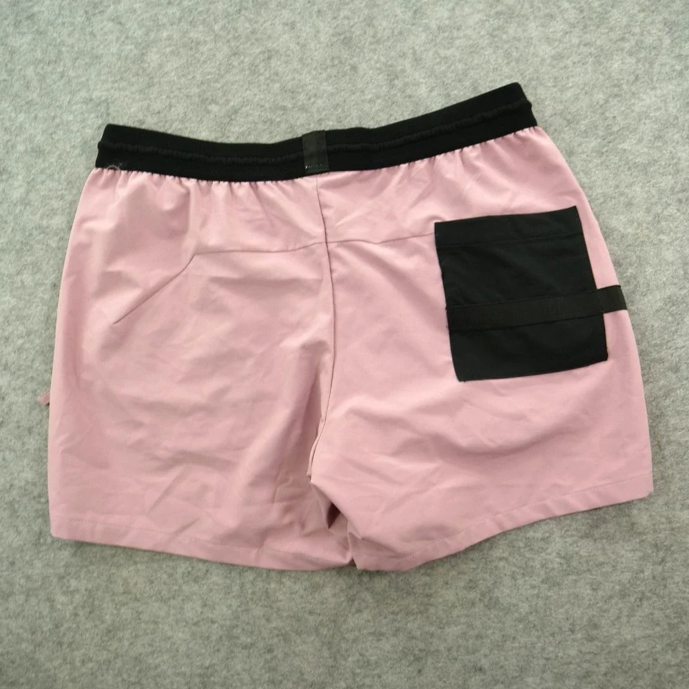 Adidas Shorts Womens Medium Pink Terrex Liteflex Hiking Lightweight Drawstring